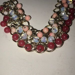 Beaded statement necklace from the LOFT